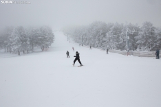 Galería: Una mañana de nieve en Santa Inés