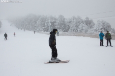 Galería: Una mañana de nieve en Santa Inés