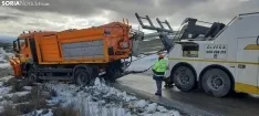 Imágenes de dos máquinas accidentadas en Tierras Altas y Chavaler