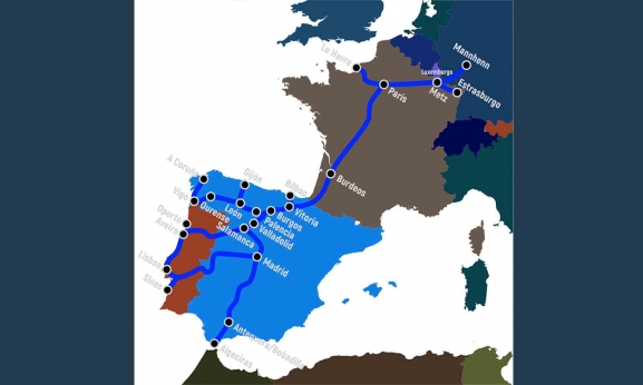 Los presidentes de Castilla y León, Galicia y Asturias lideran el día 27 un acto en Santiago de Compostela para reivindicar el impulso del Corredor Atlántico noroeste