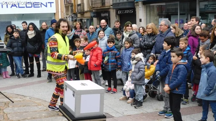 Fotos: Soria se viste de 'Hogwarts' con numerosas actuaciones m&aacute;gicas en sus calles