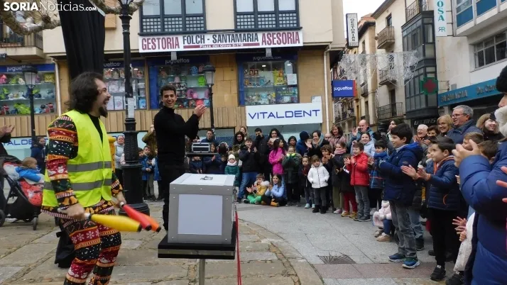 Fotos: Soria se viste de 'Hogwarts' con numerosas actuaciones m&aacute;gicas en sus calles