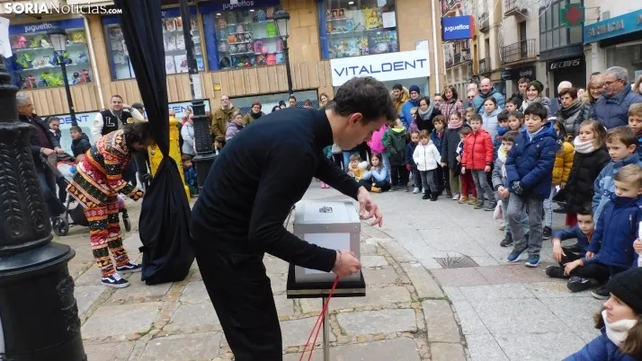 Fotos: Soria se viste de 'Hogwarts' con numerosas actuaciones m&aacute;gicas en sus calles