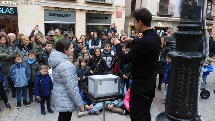 Fotos: Soria se viste de 'Hogwarts' con numerosas actuaciones m&aacute;gicas en sus calles