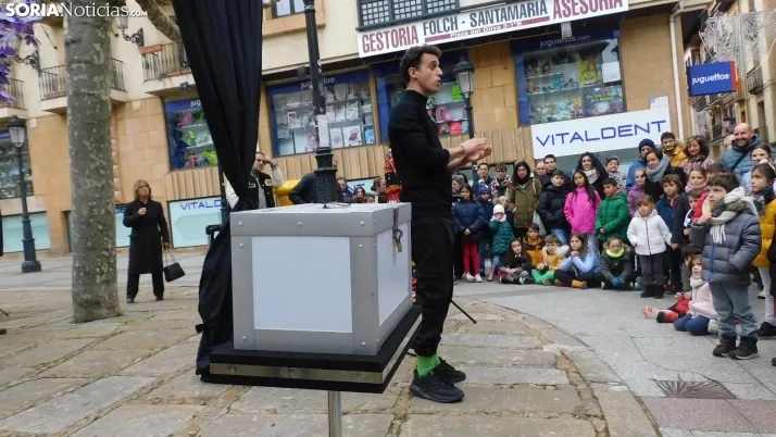 Fotos: Soria se viste de 'Hogwarts' con numerosas actuaciones m&aacute;gicas en sus calles