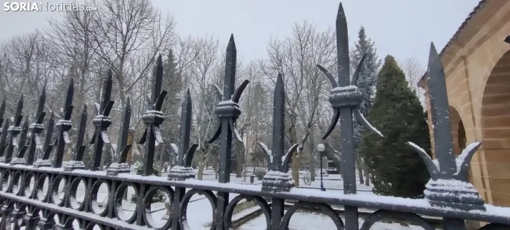 La galer&iacute;a m&aacute;s blanca: Soria amanece jugando con la nieve