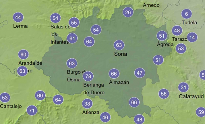 El tiempo en Soria: Inestabilidad y vientos