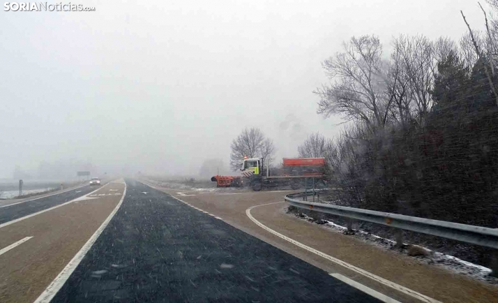 Activada la alerta en el Sistema Central soriano y se mantiene el nivel amarillo en la Ibérica