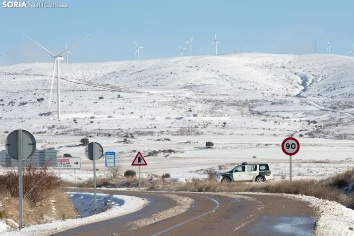 Nevada en Tierras Altas enero 2023