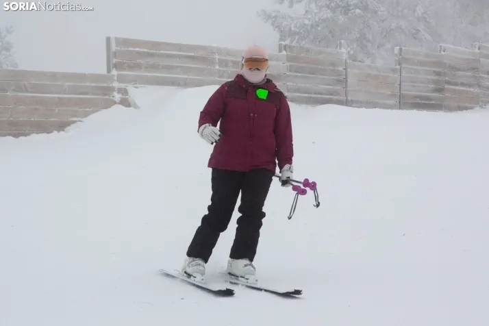 Galería: Una mañana de nieve en Santa Inés