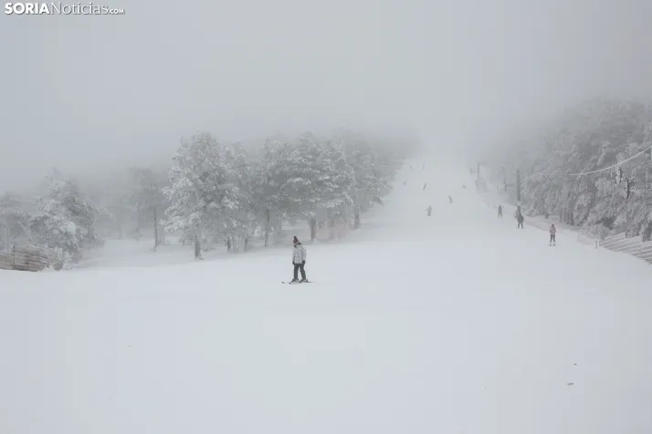 Galería: Una mañana de nieve en Santa Inés
