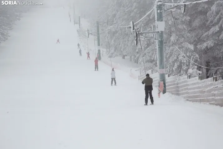 Galería: Una mañana de nieve en Santa Inés