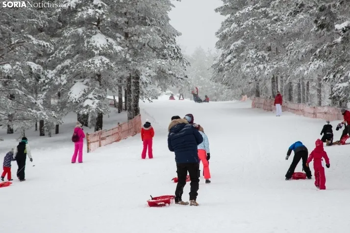 Galería: Una mañana de nieve en Santa Inés