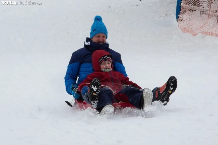 Galería: Una mañana de nieve en Santa Inés