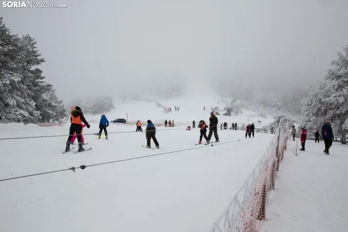 Galería: Una mañana de nieve en Santa Inés