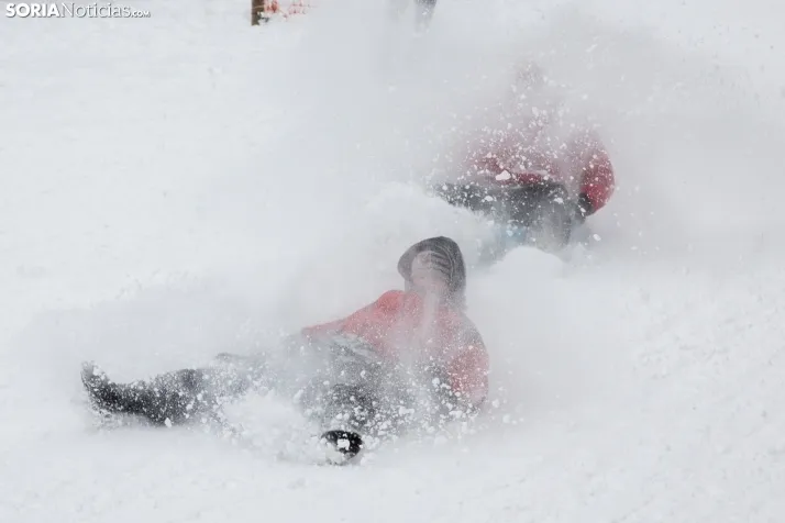 Galería: Una mañana de nieve en Santa Inés