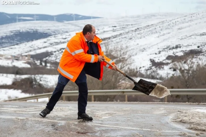 Nevada en Tierras Altas enero 2023