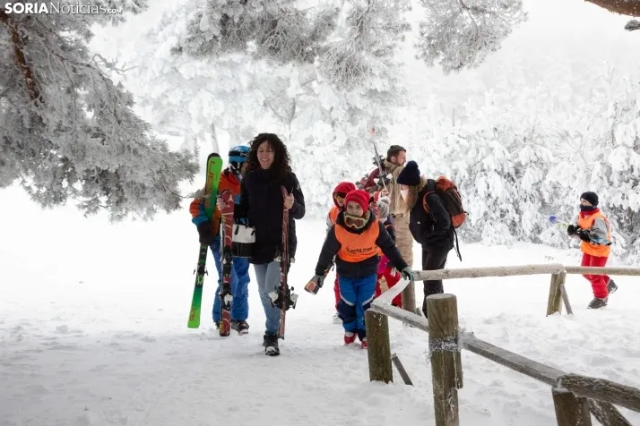 Galería: Una mañana de nieve en Santa Inés