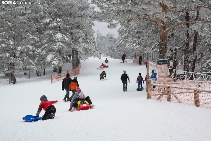 Galería: Una mañana de nieve en Santa Inés