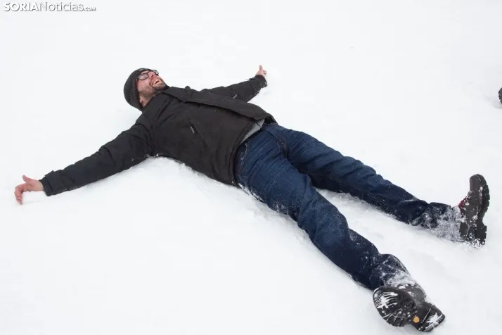 Galería: Una mañana de nieve en Santa Inés