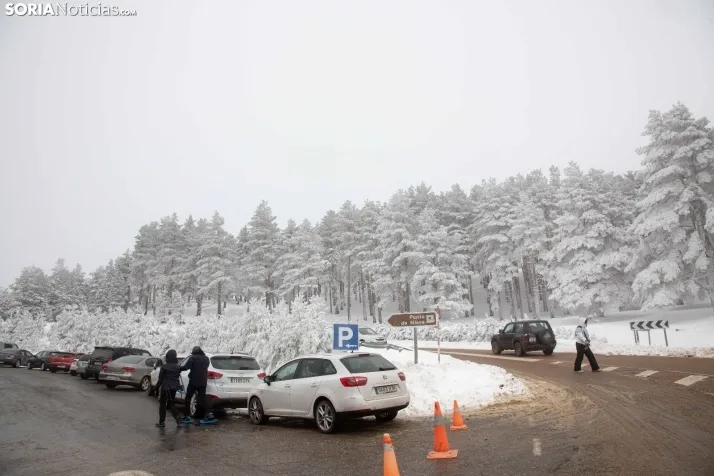 Galería: Una mañana de nieve en Santa Inés