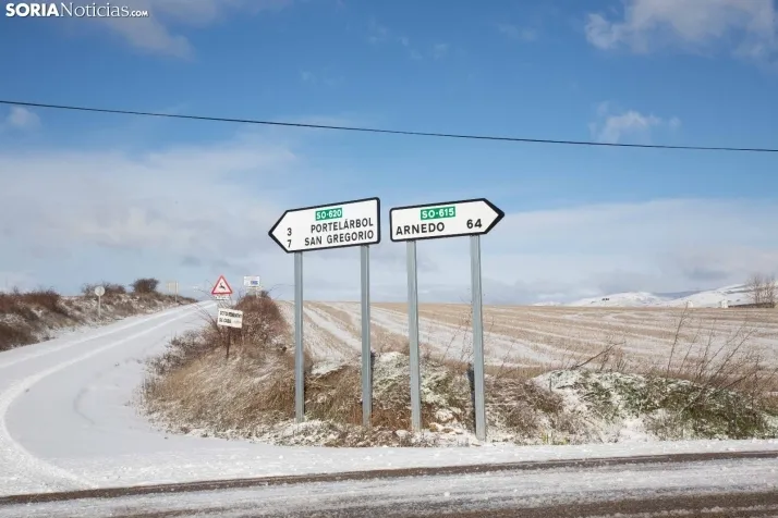 Nevada en Tierras Altas enero 2023