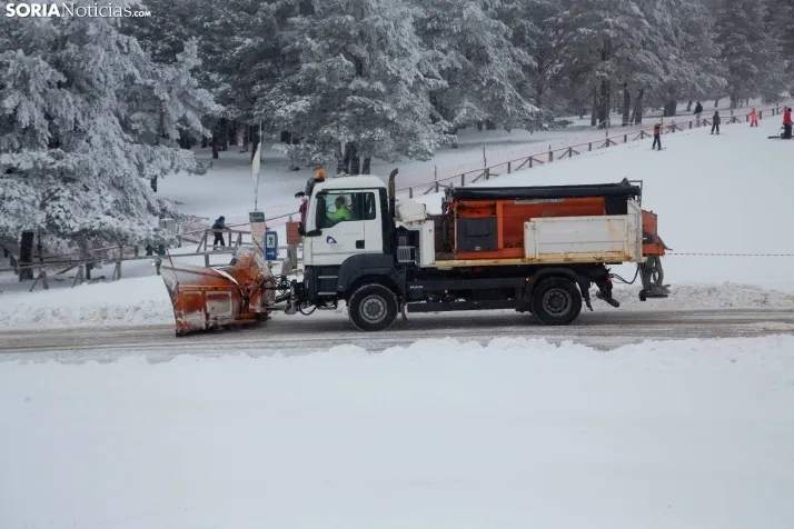 Galería: Una mañana de nieve en Santa Inés