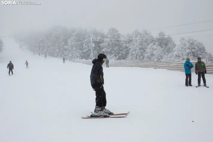 Galería: Una mañana de nieve en Santa Inés