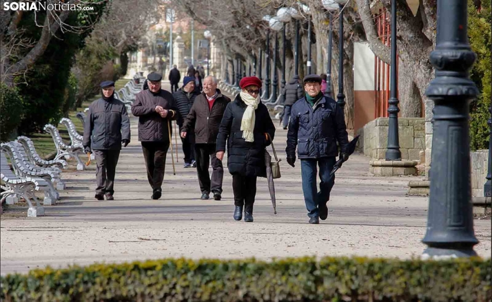 La pensión media en Soria es de 1.287 euros