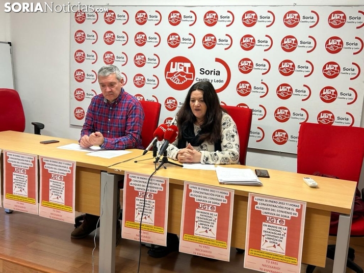 UGT sobre el convenio de la limpieza: nueva concentración para evitar ser los peor valorados de Castilla y León