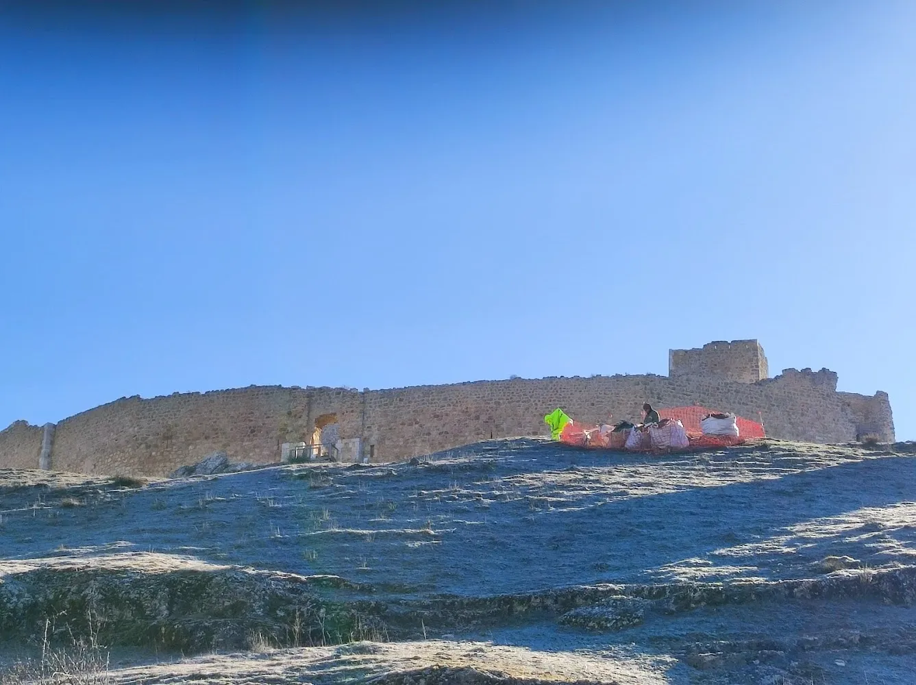 Foto 2 - Las obras en el Castillo de Osma siguen avanzando