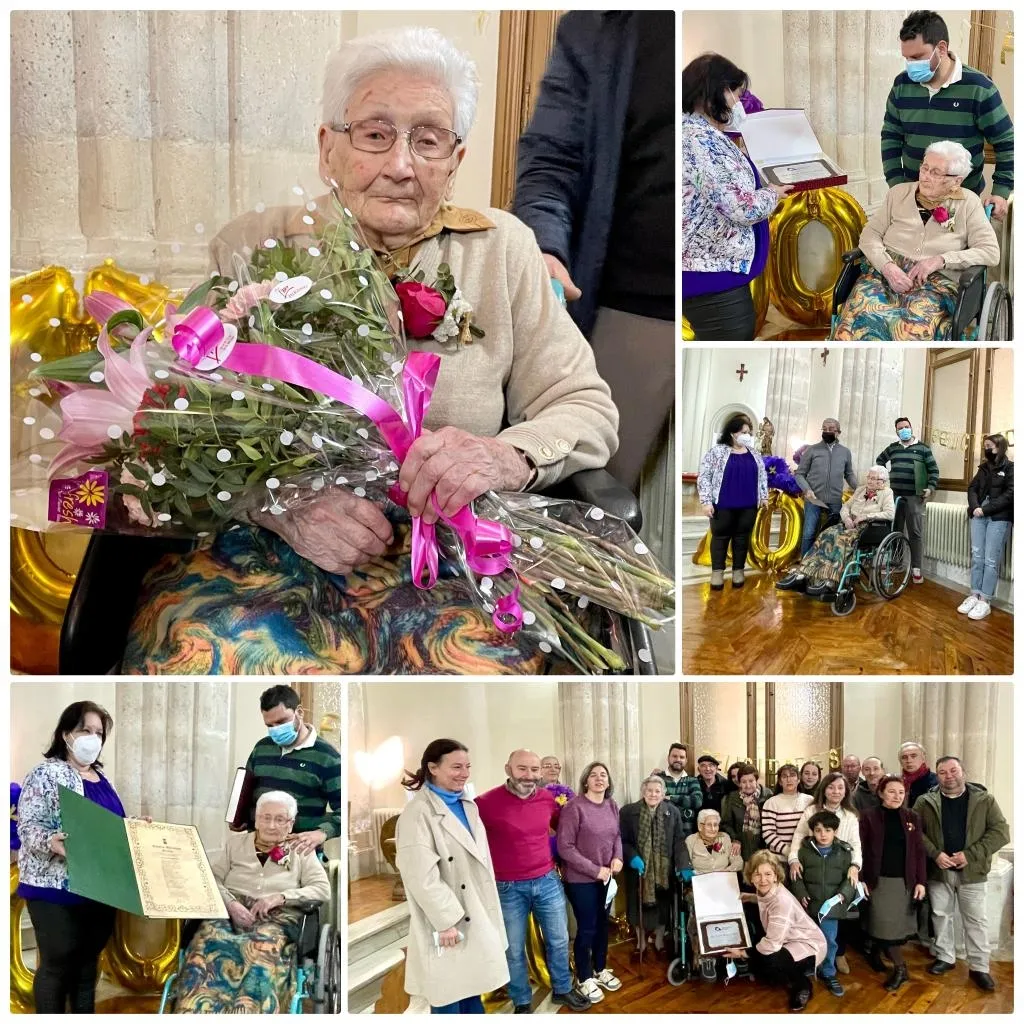 Foto 2 - Eulalia Molinero Garc&iacute;a cumple cien a&ntilde;os en El Burgo