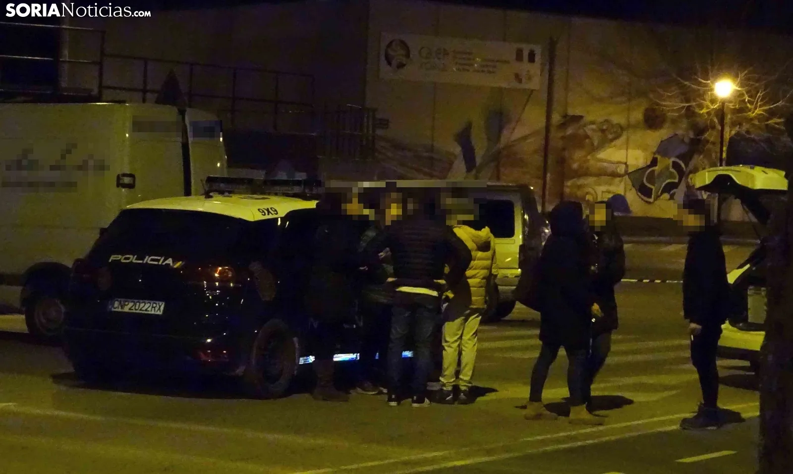 Una imagen del lugar del suceso esta noche. /SN