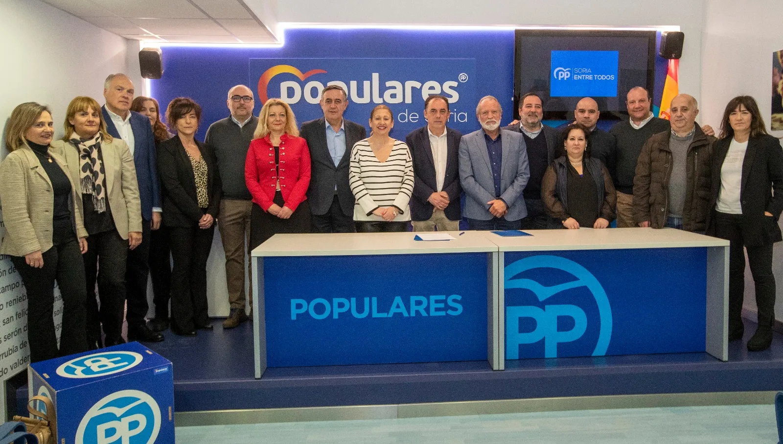 Foto 2 - Reintegraci&oacute;n PPSO-PP: &ldquo;Aqu&iacute; nos tienes&rdquo;. As&iacute; queda la derecha en cada pueblo de Soria