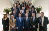 Miembros del nuevo Comité Ejecutivo del Consejo de Cámaras de Castilla y León con el presidente de la Junta (3º dcha.). /Jta.