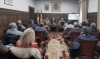 Una imagen de la reunión mantenida en la sede del Gobierno en Soria. /SdG