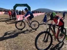 Una imagen de la jornada en Almenar. /Federación de Triatlón de Castilla y León