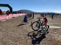 Una imagen de la jornada en Almenar. /Federación de Triatlón de Castilla y León