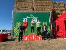 Una imagen de la jornada en Almenar. /Federación de Triatlón de Castilla y León