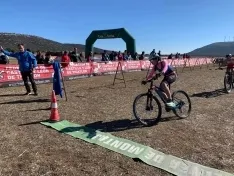 Una imagen de la jornada en Almenar. /Federación de Triatlón de Castilla y León
