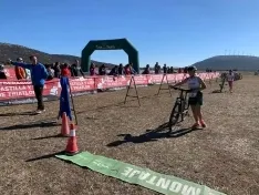 Una imagen de la jornada en Almenar. /Federación de Triatlón de Castilla y León