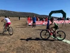 Una imagen de la jornada en Almenar. /Federación de Triatlón de Castilla y León