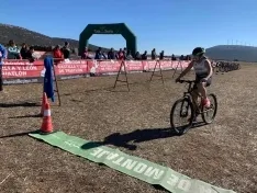 Una imagen de la jornada en Almenar. /Federación de Triatlón de Castilla y León