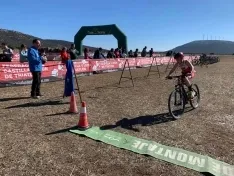 Una imagen de la jornada en Almenar. /Federación de Triatlón de Castilla y León
