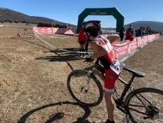 Una imagen de la jornada en Almenar. /Federación de Triatlón de Castilla y León