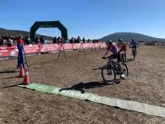 Una imagen de la jornada en Almenar. /Federación de Triatlón de Castilla y León