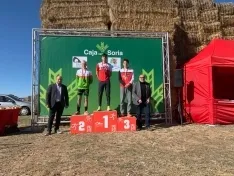 Una imagen de la jornada en Almenar. /Federación de Triatlón de Castilla y León