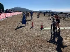 Una imagen de la jornada en Almenar. /Federación de Triatlón de Castilla y León