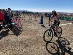 Una imagen de la jornada en Almenar. /Federación de Triatlón de Castilla y León