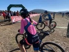Una imagen de la jornada en Almenar. /Federación de Triatlón de Castilla y León